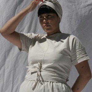 Aurorei linen Yuna top - multi-way,  eucalyptus